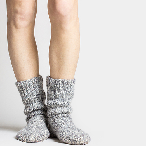 Mit unseren Alpaka-Socken hast du immer warme Füße