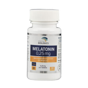Melatonin ist ein körpereigenes Stoffwechselprodukt, das eine wesentliche Rolle für den Biorhythmus des Organismus spielt.