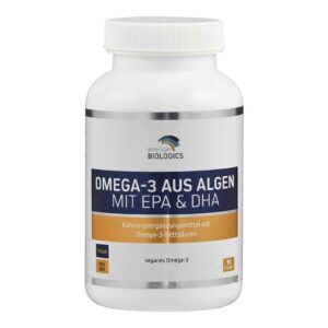 Diese Kapseln mit Omega-3 vegan aus Algen sind frei von Gentechnik und tragen dazu bei, deine Zellen vor oxidativnen Stress zu Schützen.